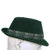 Vintage 1960s Mens Fedora Hat Custom Made Buckley Montreal Green Velour Size M - Poppy's Vintage Clothing