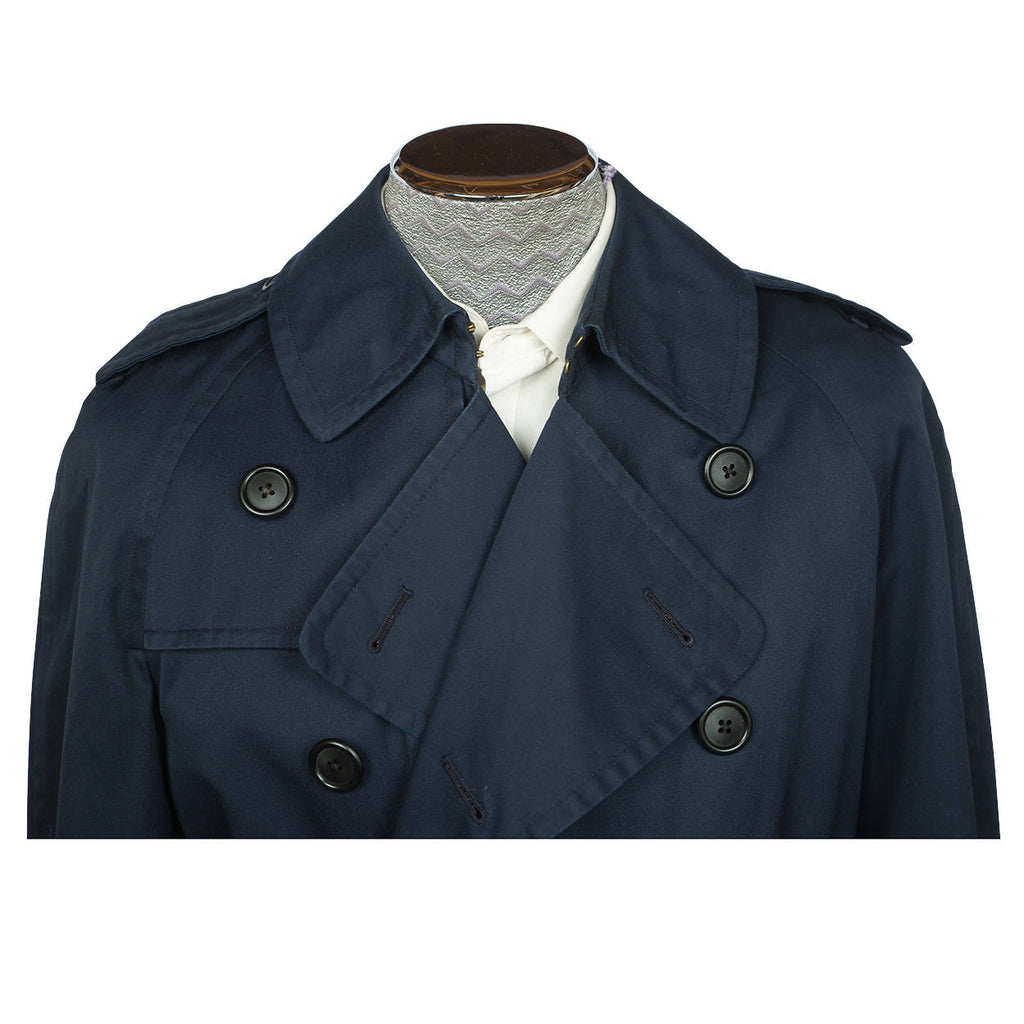 Vintage Burberrys Prorsum Classic Trenchcoat Rain Coat Unisex M L Short - Poppy's Vintage Clothing