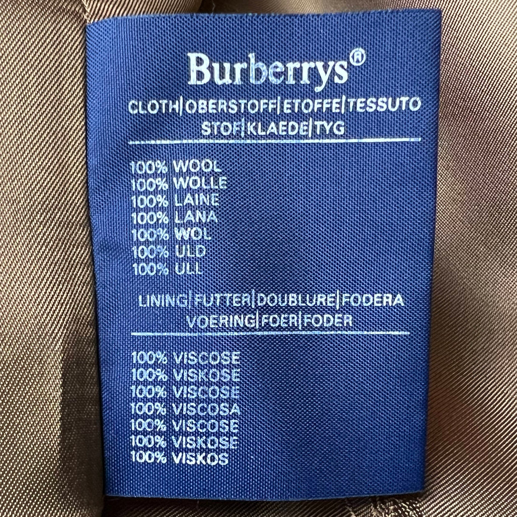 1980s Vintage Burberrys Prorsum Coat 100% Wool Ladies Sz L