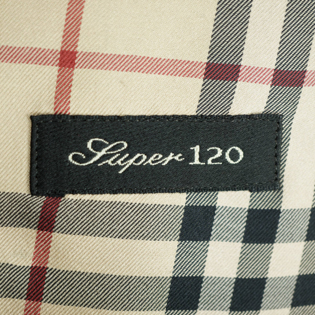 Burberry London Black Blazer Super 120 Wool Jacket Mens Sport Coat Size L Tall - Poppy's Vintage Clothing