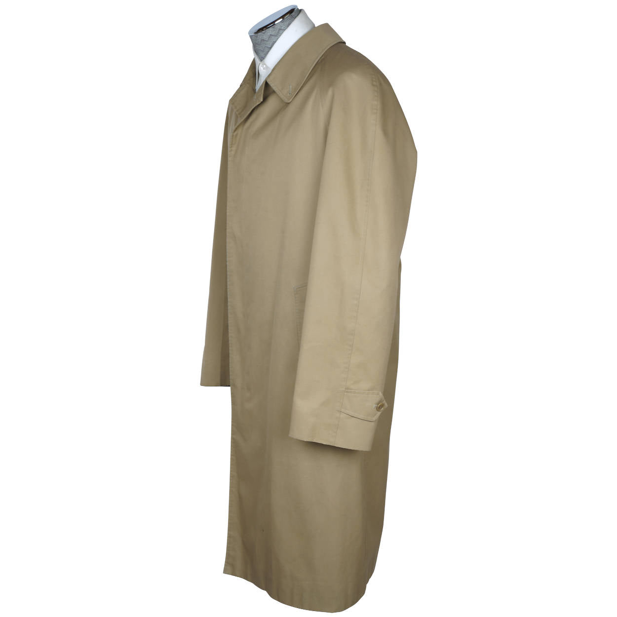 Vintage 1970s Mens Burberry Prorsum Commuter Rain Coat Sz L - Poppy's Vintage Clothing