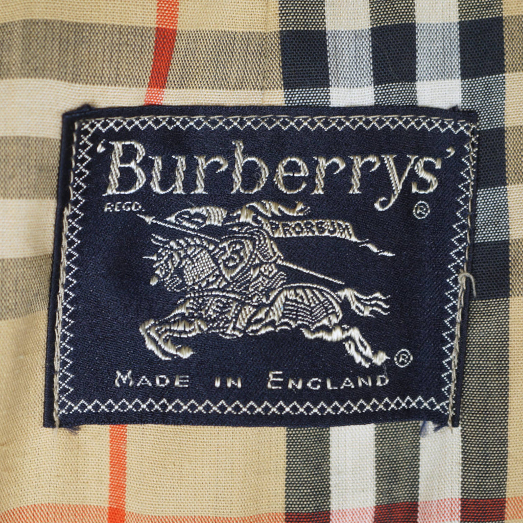 Vintage 1970s Mens Burberry Prorsum Commuter Rain Coat Sz L - Poppy's Vintage Clothing