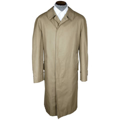 Vintage 1970s Mens Burberry Prorsum Commuter Rain Coat Sz L - Poppy's Vintage Clothing