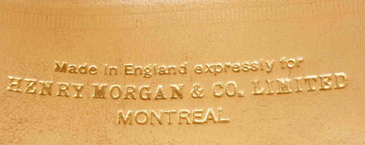 Vintage 1950s English Fedora Hat Henry Morgan Montreal Mens Medium - Poppy's Vintage Clothing
