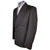 Vintage 1920s Mens Suit Jacket Burton Charcoal Grey Pinstripe Peaky Blinders M - Poppy's Vintage Clothing