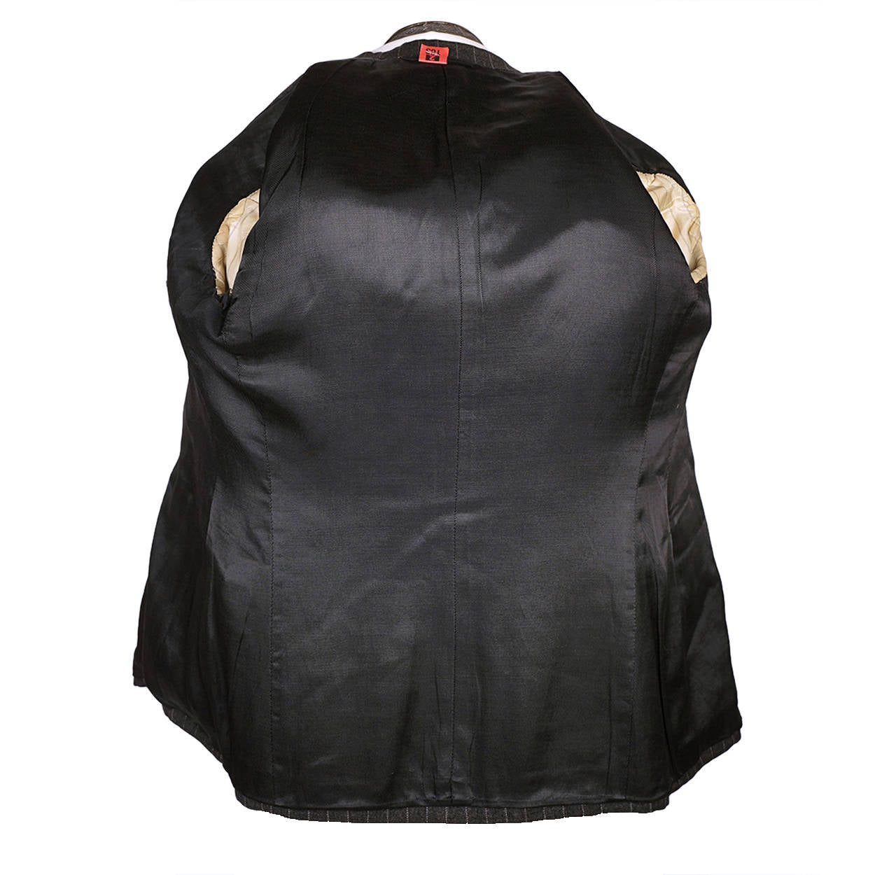 Vintage 1920s Mens Suit Jacket Burton Charcoal Grey Pinstripe Peaky Blinders M - Poppy's Vintage Clothing