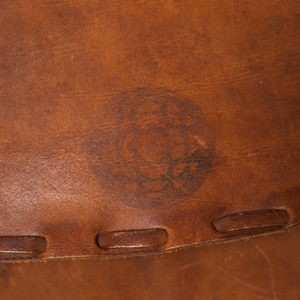 Vintage CBC Leather Briefcase Artisan Handmade 70s Satchel Handbag Attache Case - Poppy's Vintage Clothing