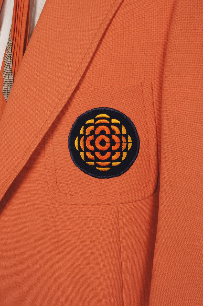Vintage 70s CBC News Reporter Blazer Jacket The Anchorman - Poppy's Vintage Clothing