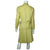 Vintage 1970s Cacharel Paris Skirt Suit Chartreuse Pure Wool Ladies Size M 8 - Poppy's Vintage Clothing