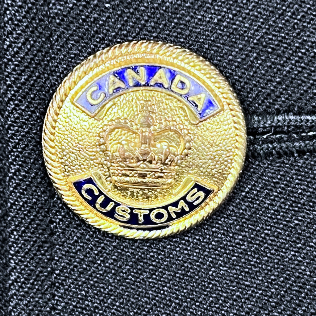 1950s Vintage Canada Customs Officer Uniform Jacket Sz 42 T