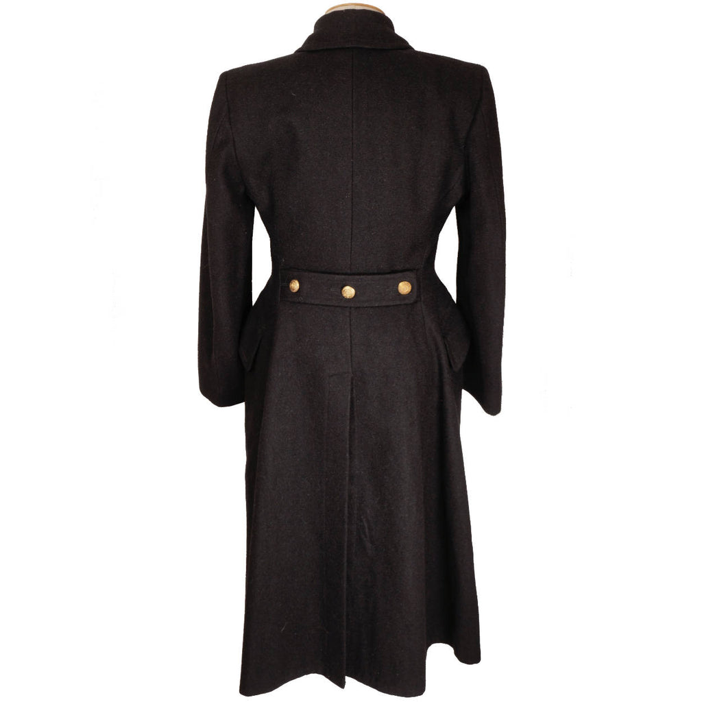 Vintage 1940s Royal Military College of Canada RMC Wool Great Coat - 1949 - Poppy's Vintage Clothing