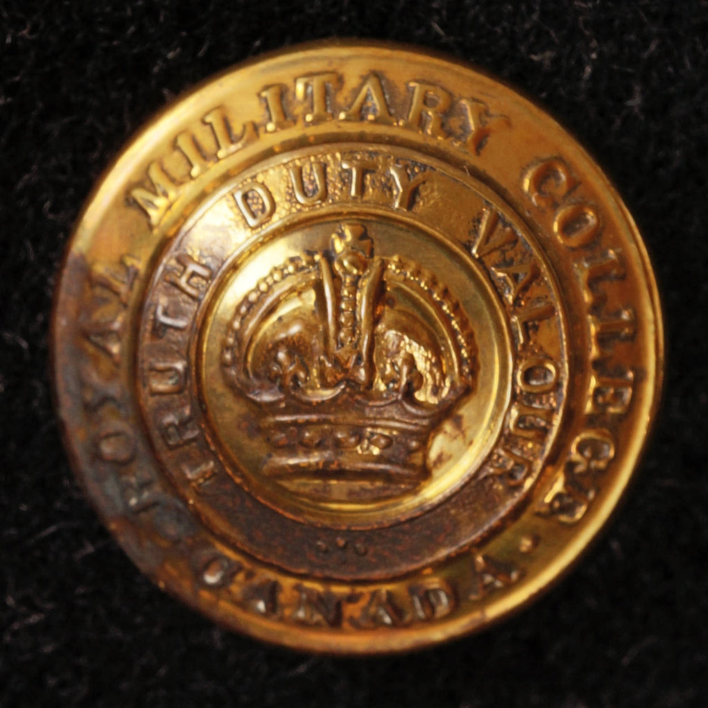 Vintage 1940s Royal Military College of Canada RMC Wool Great Coat - 1949 - Poppy's Vintage Clothing