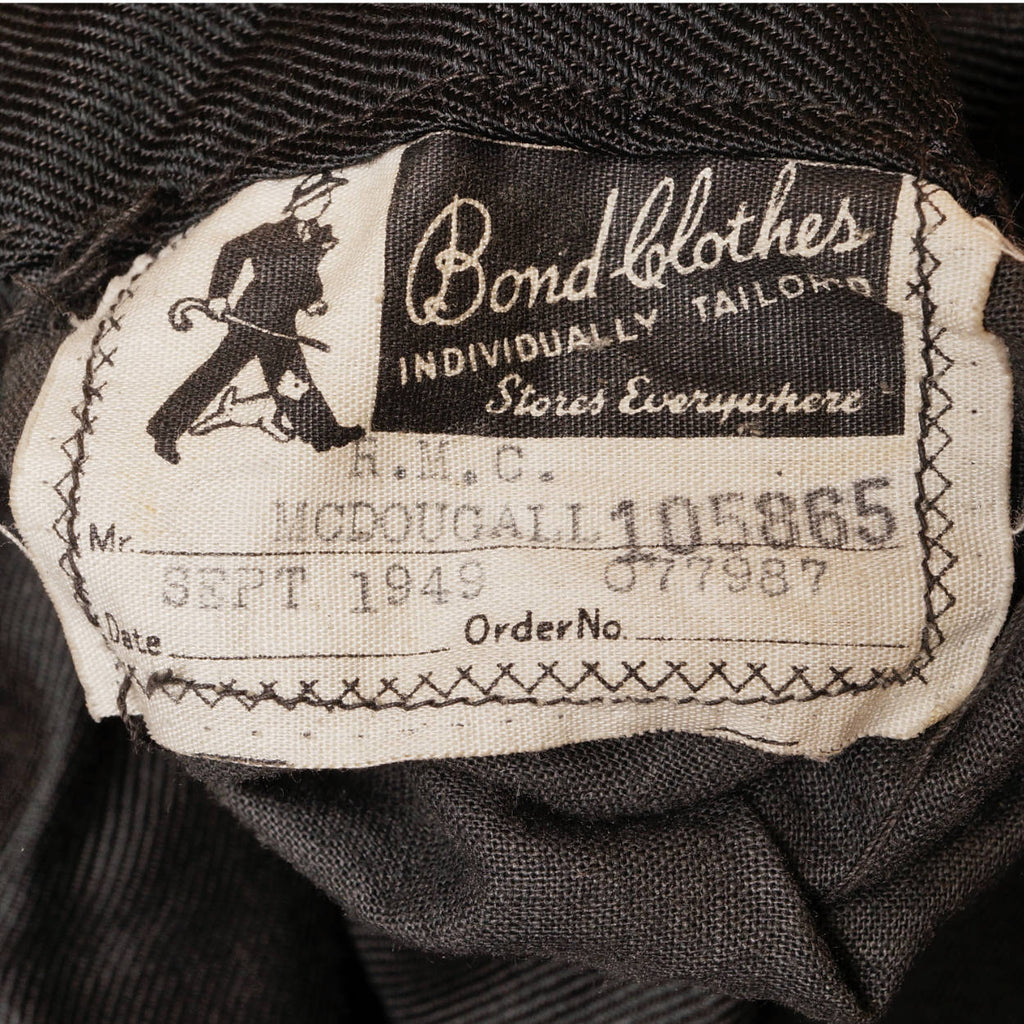 Vintage 1940s Royal Military College of Canada RMC Wool Great Coat - 1949 - Poppy's Vintage Clothing