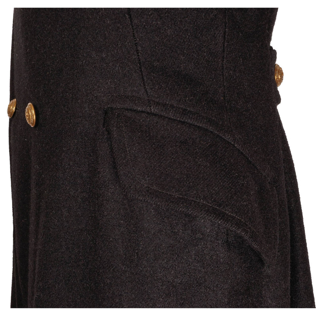 Vintage 1940s Royal Military College of Canada RMC Wool Great Coat - 1949 - Poppy's Vintage Clothing