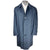 Canali Loro Piana 100% Cashmere Overcoat Blue Coat Sz 50 L