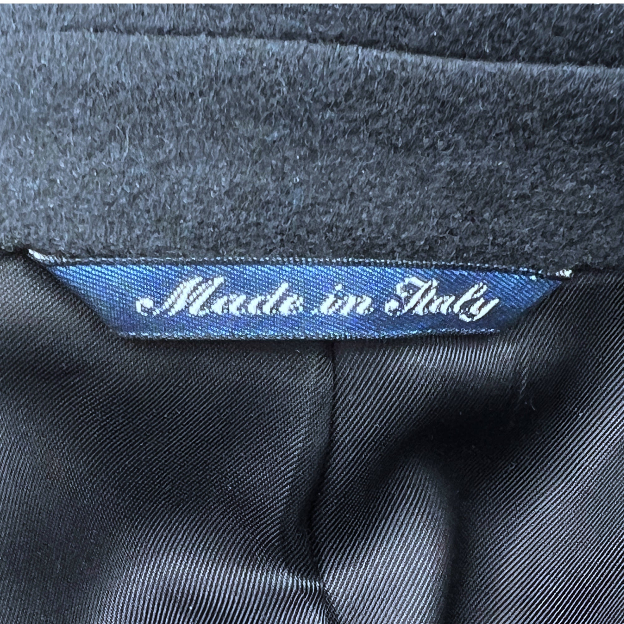 Canali Loro Piana 100% Cashmere Overcoat Blue Coat Sz 50 L