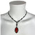 Antique Carnelian Drop Choker Birks Sterling Marcasite