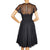 Vintage 1960s Black Chiffon Cocktail Dress Carol Robins XS - Poppy's Vintage Clothing