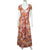 Vintage 70s Carven Paris Maxi Dress