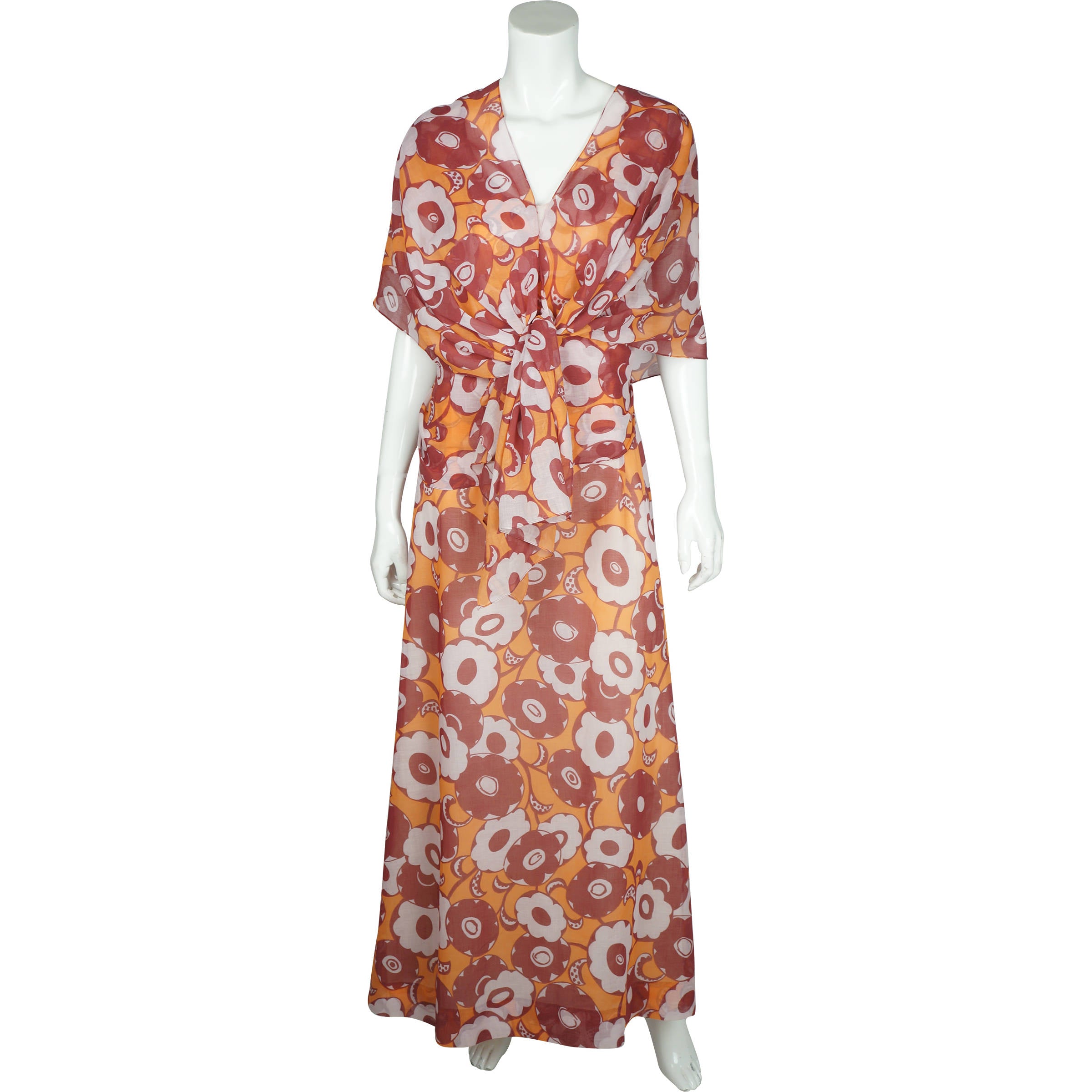 Rare 1970s Carven Lace Strapless Dress main image 0