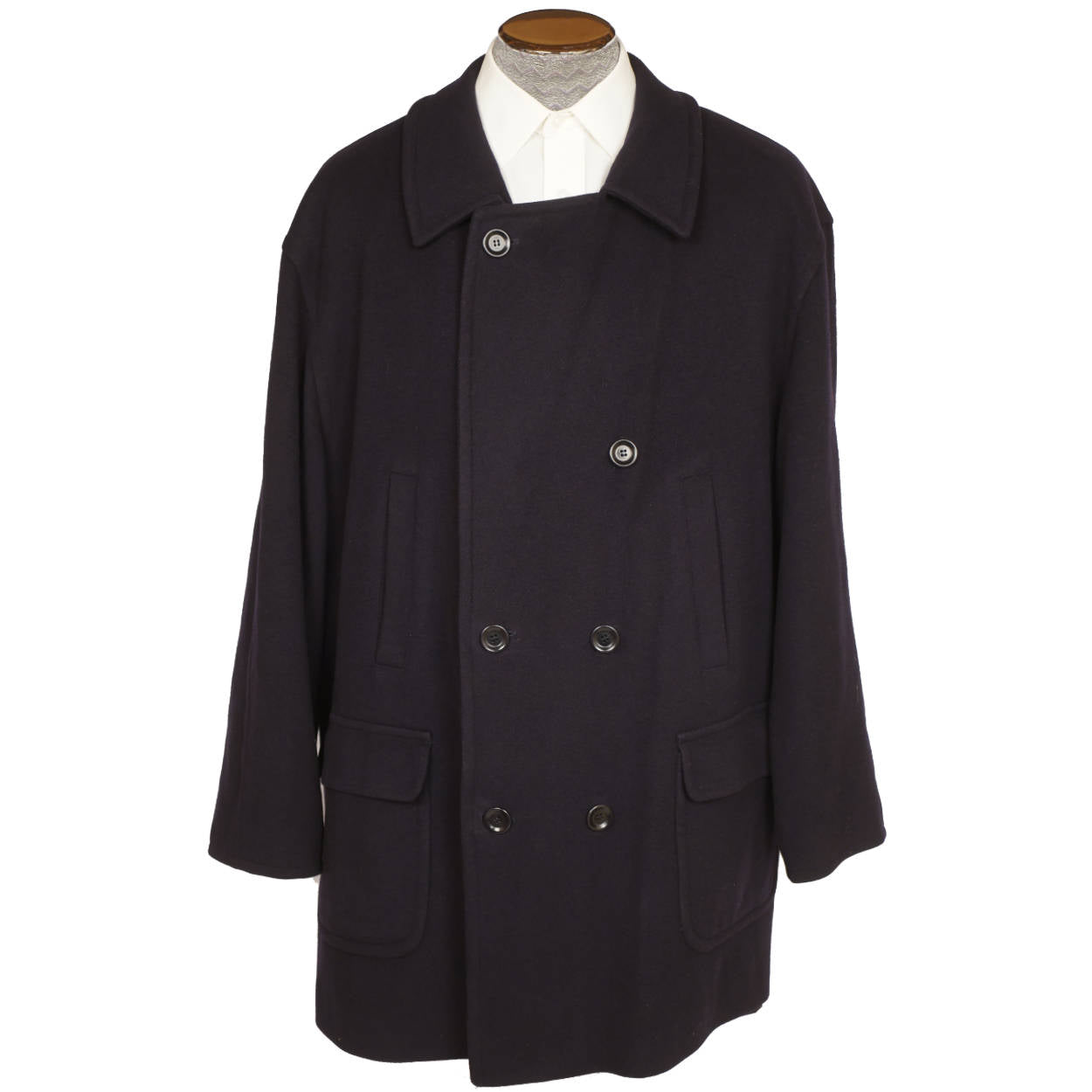 Vintage Scabal Pure Cashmere Jacket Short Coat Mens Outerwear Size XL 2X - Poppy's Vintage Clothing