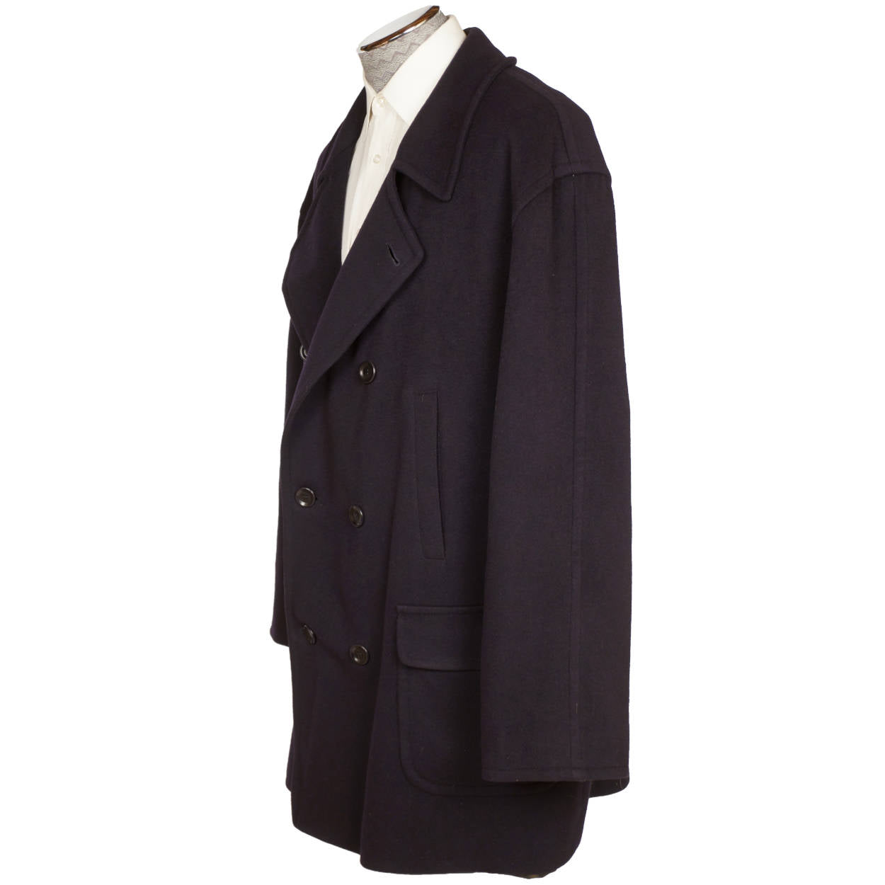 Vintage Scabal Pure Cashmere Jacket Short Coat Mens Outerwear Size XL 2X - Poppy's Vintage Clothing