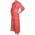 Vintage 1960s Palazzo Pant Dress Sequin Pink Satin and Tulle - Size S - Poppy's Vintage Clothing