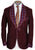 Vintage 1940s Smoking Jacket Tartan & Maroon Wool by Caulfeild Size S - Poppy's Vintage Clothing