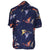 Vintage 1940s 50s Florida Rayon Beach Shirt by Ceeb of Miami Marlin Fish Print - Poppy's Vintage Clothing