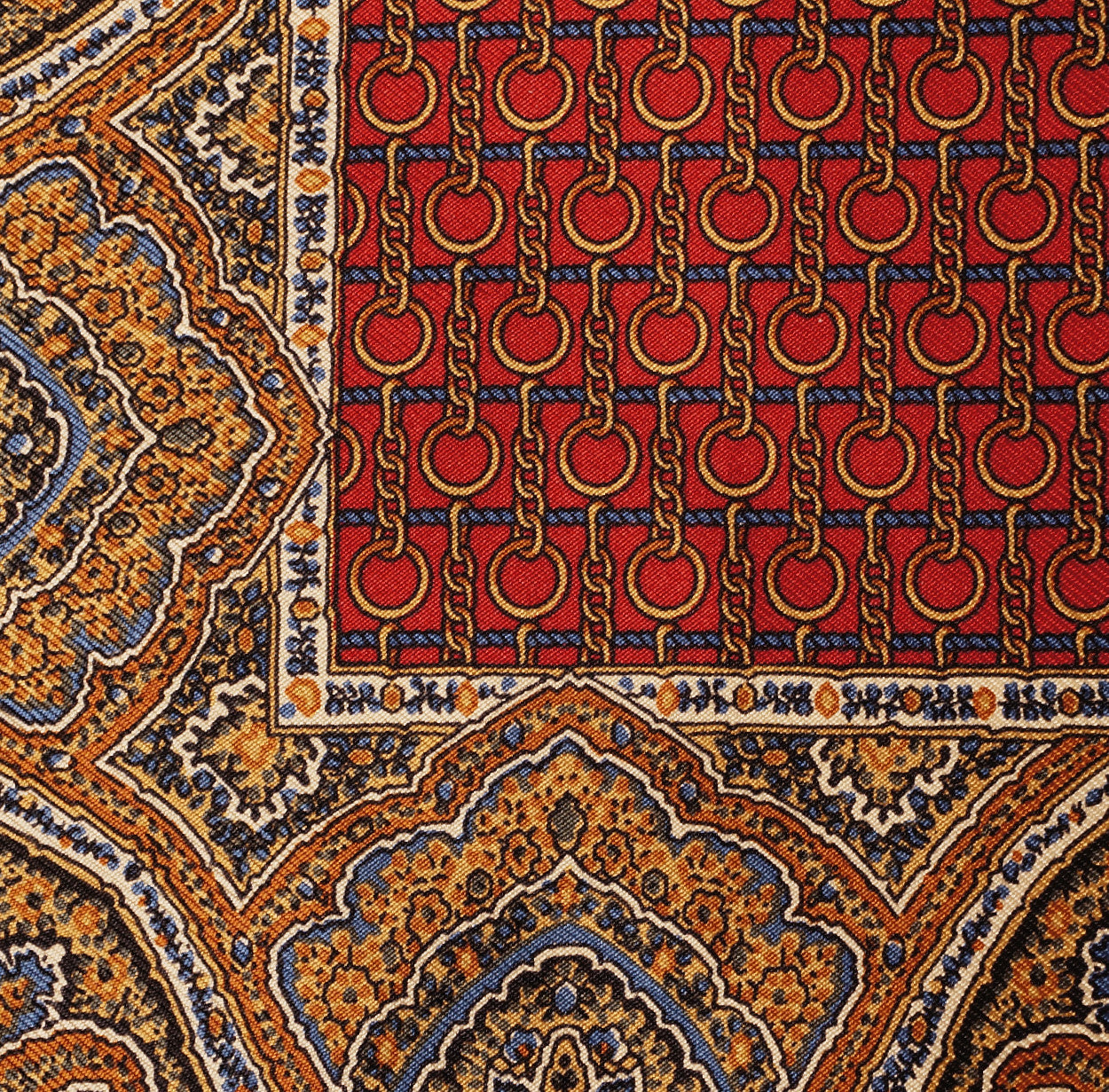 Vintage Celine Paris Silk Pocket Scarf Square Gavroche Pochette 17 Inch - Poppy's Vintage Clothing