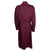 Vintage 1950s Dressing Gown Purple Wool Robe Chalons Cairo