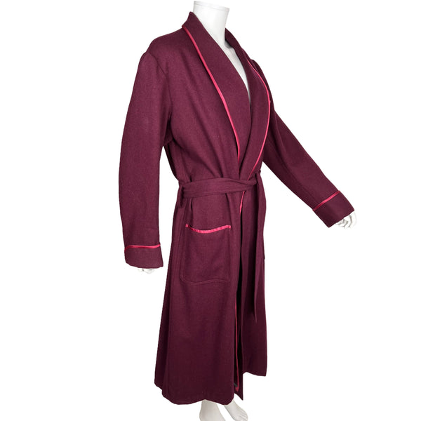 Buy Debenhams Sleek Fleece Long Length Robe In Purple | 6thStreet Qatar