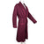 Vintage 1950s Dressing Gown Purple Wool Robe Chalons Cairo