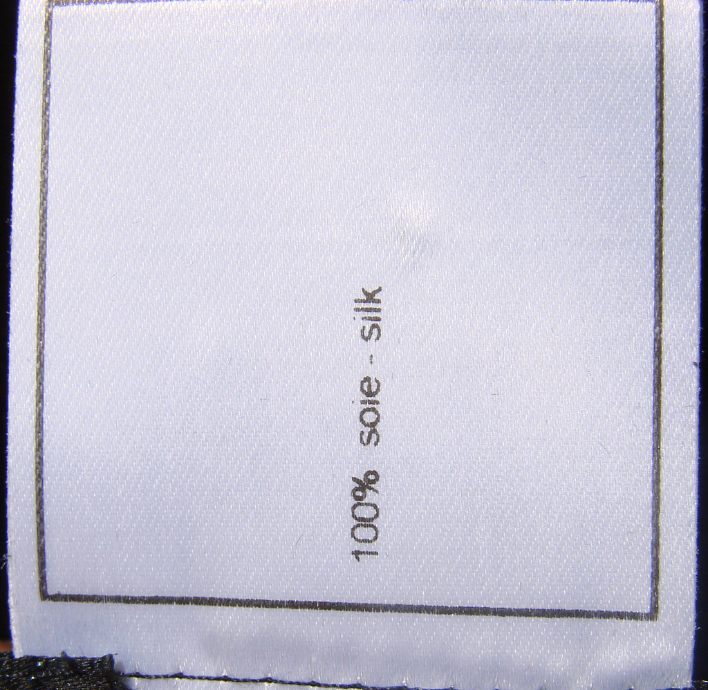 Chanel Paris Pants and Blouse Ensemble - Spring 2002 in Black Silk - Poppy's Vintage Clothing