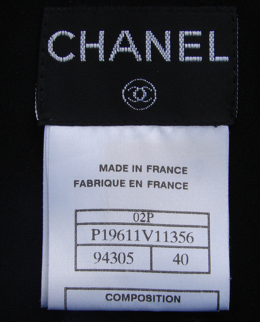 Chanel Paris Pants and Blouse Ensemble - Spring 2002 in Black Silk - Poppy's Vintage Clothing