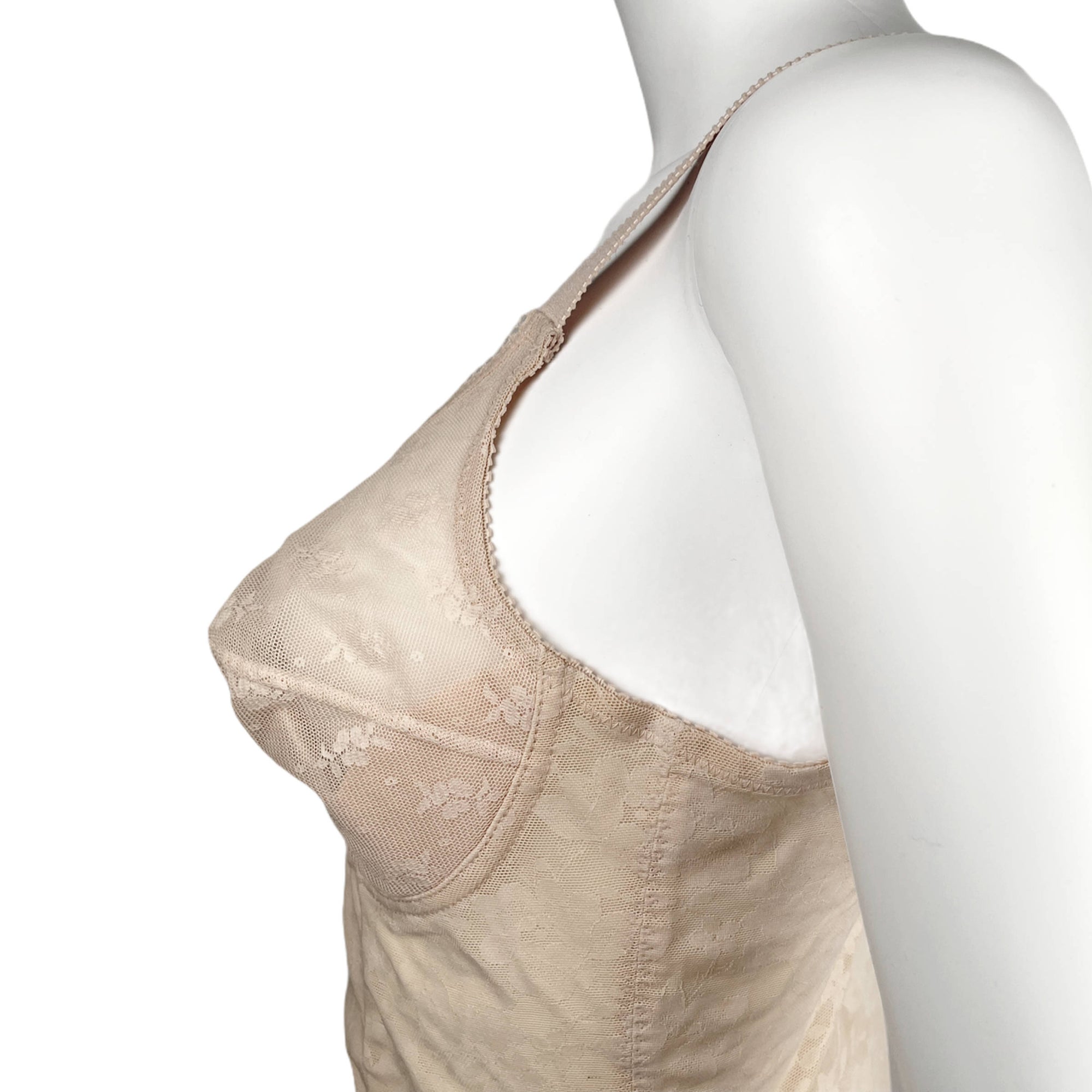 Vintage Bodysuit Chantelle Paris Corset Made in France w Box