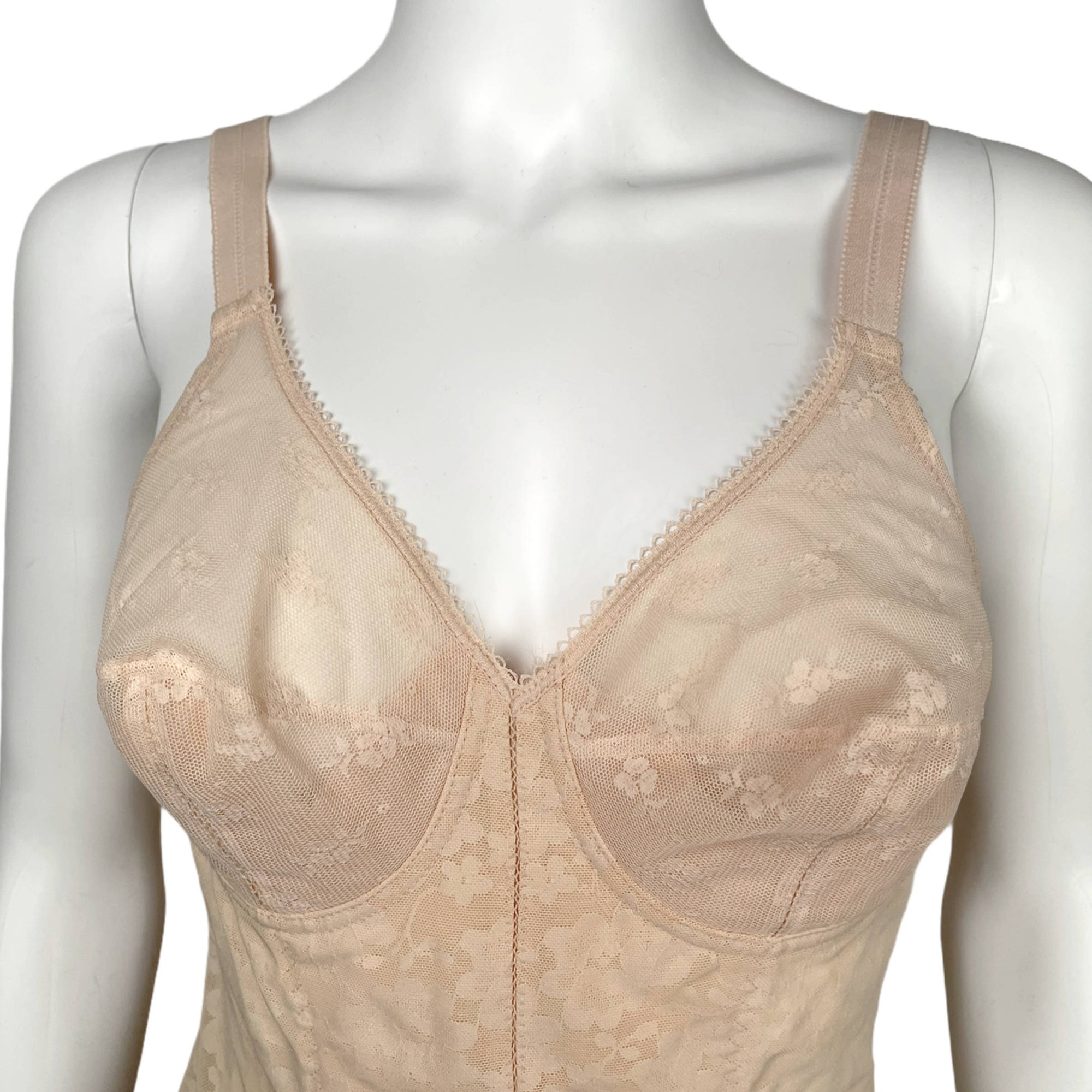 Vintage Bodysuit Chantelle Paris Corset Made in France w Box