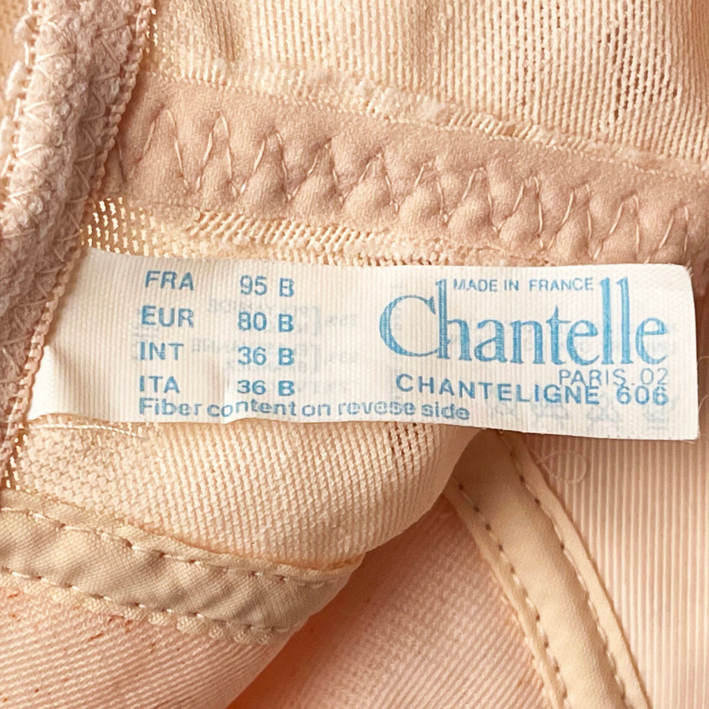 Vintage Bodysuit Chantelle Paris Corset Made in France w Box