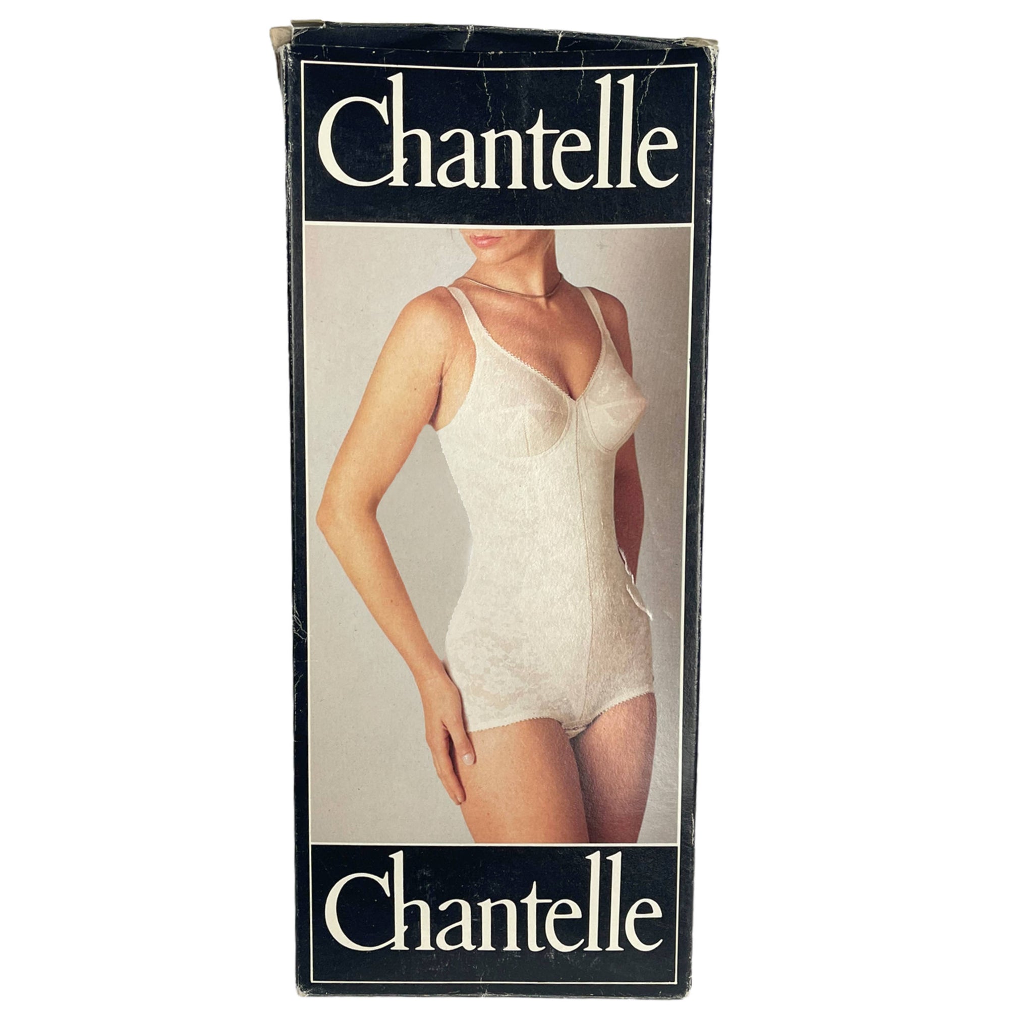 Vintage Bodysuit Chantelle Paris Corset Made in France w Box