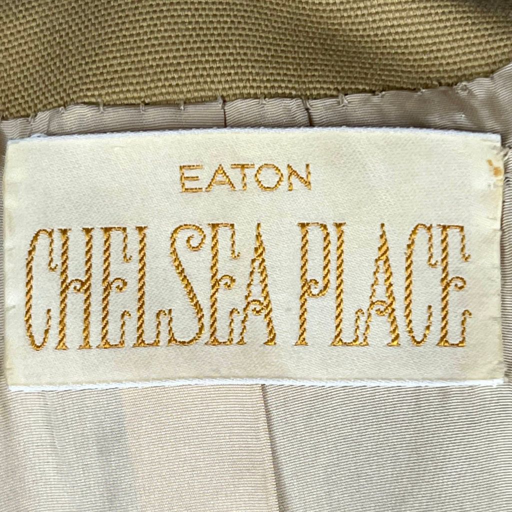 Vintage 1970s Spring Coat Eaton Chelsa Place Label Ladies M