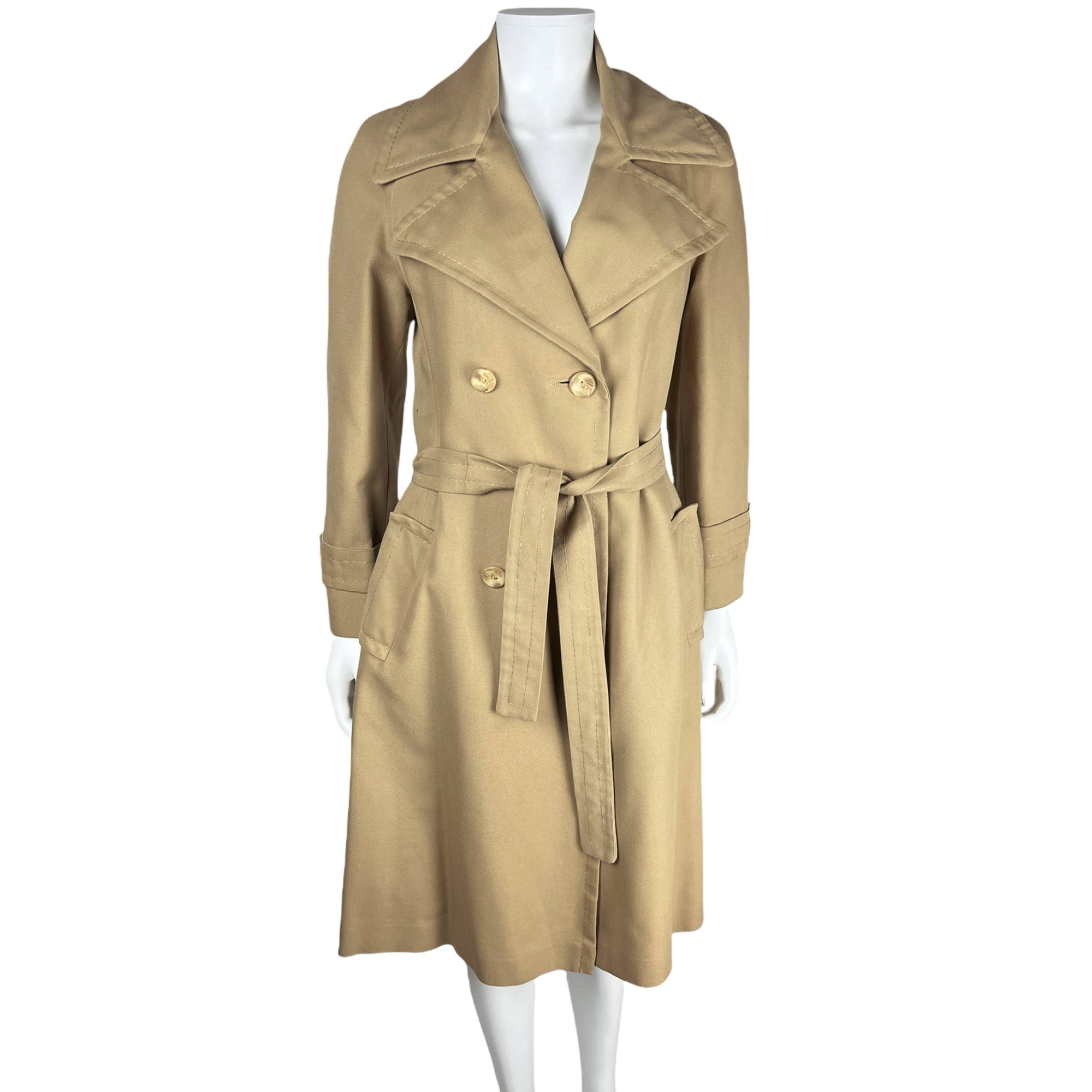 Vintage 1970s Spring Coat Eaton Chelsa Place Label Ladies M