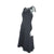 Chiara Boni Dress La Petite Robe Couture Black with Leaf Applique Size M L - Poppy's Vintage Clothing