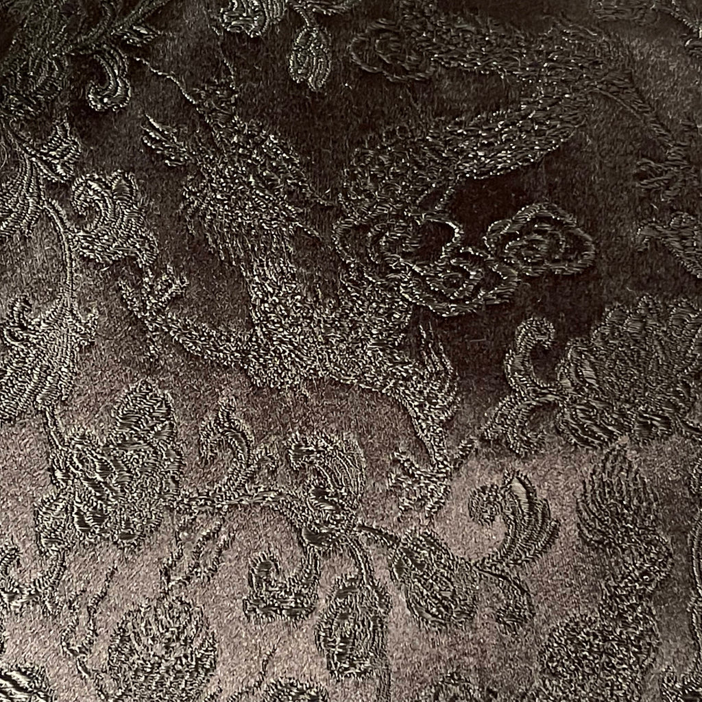Vintage Asian 1960s Brocade Dinner Jacket Mandarin Collar Sz L