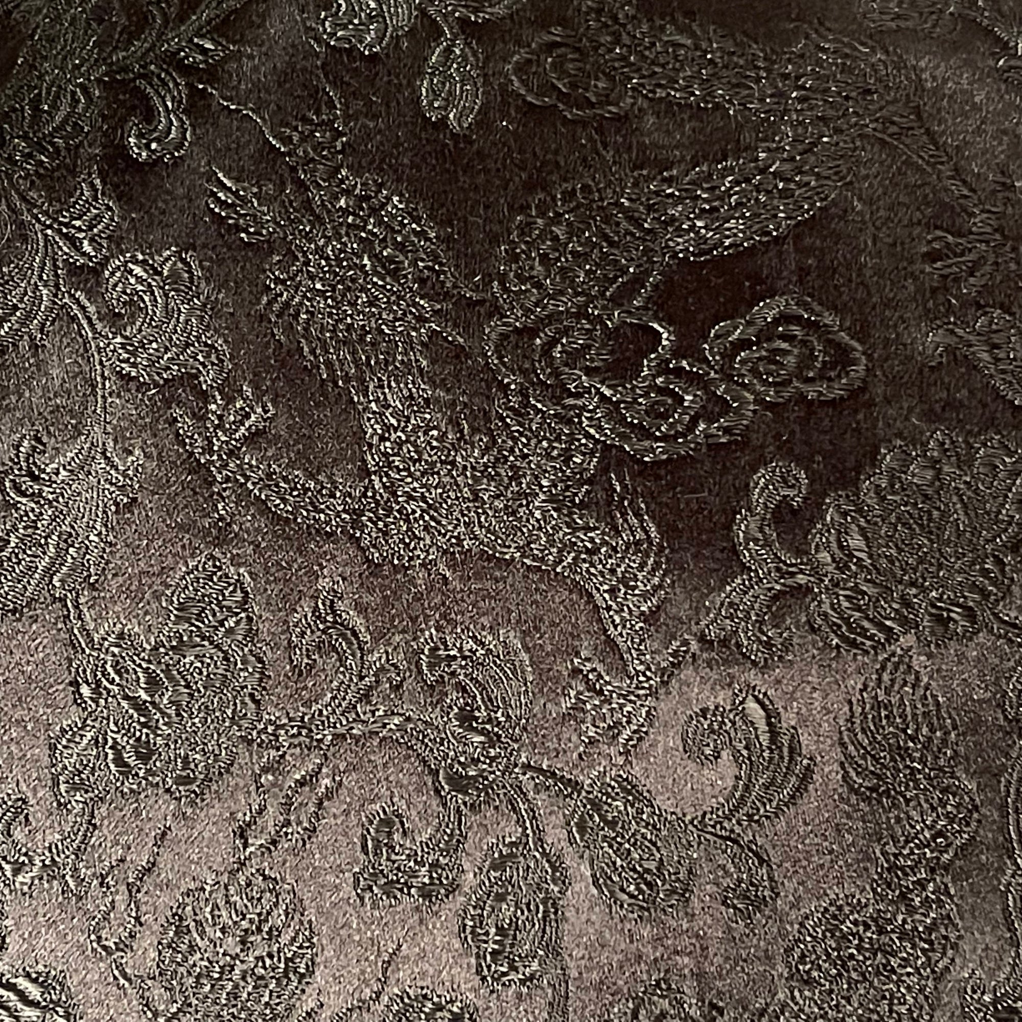Vintage Asian 1960s Brocade Dinner Jacket Mandarin Collar Sz L
