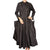 Vintage 1950s Christian Dior New Look Dress Black Silk Taffeta Medium - Poppy's Vintage Clothing