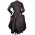 Vintage 1950s Christian Dior New Look Dress Black Silk Taffeta Medium - Poppy's Vintage Clothing