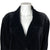 Vintage 1980s Christian Dior Coat Black Velvet Ladies Sz M L