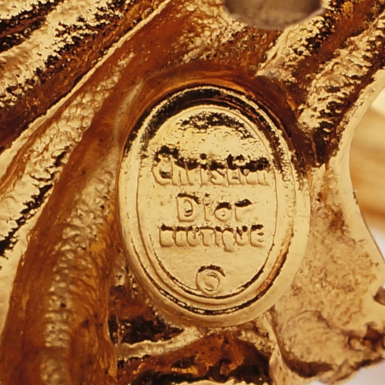 Vintage Christian Dior Baroque Choker Necklace w Earrings Ornate Demi Parure - Poppy's Vintage Clothing