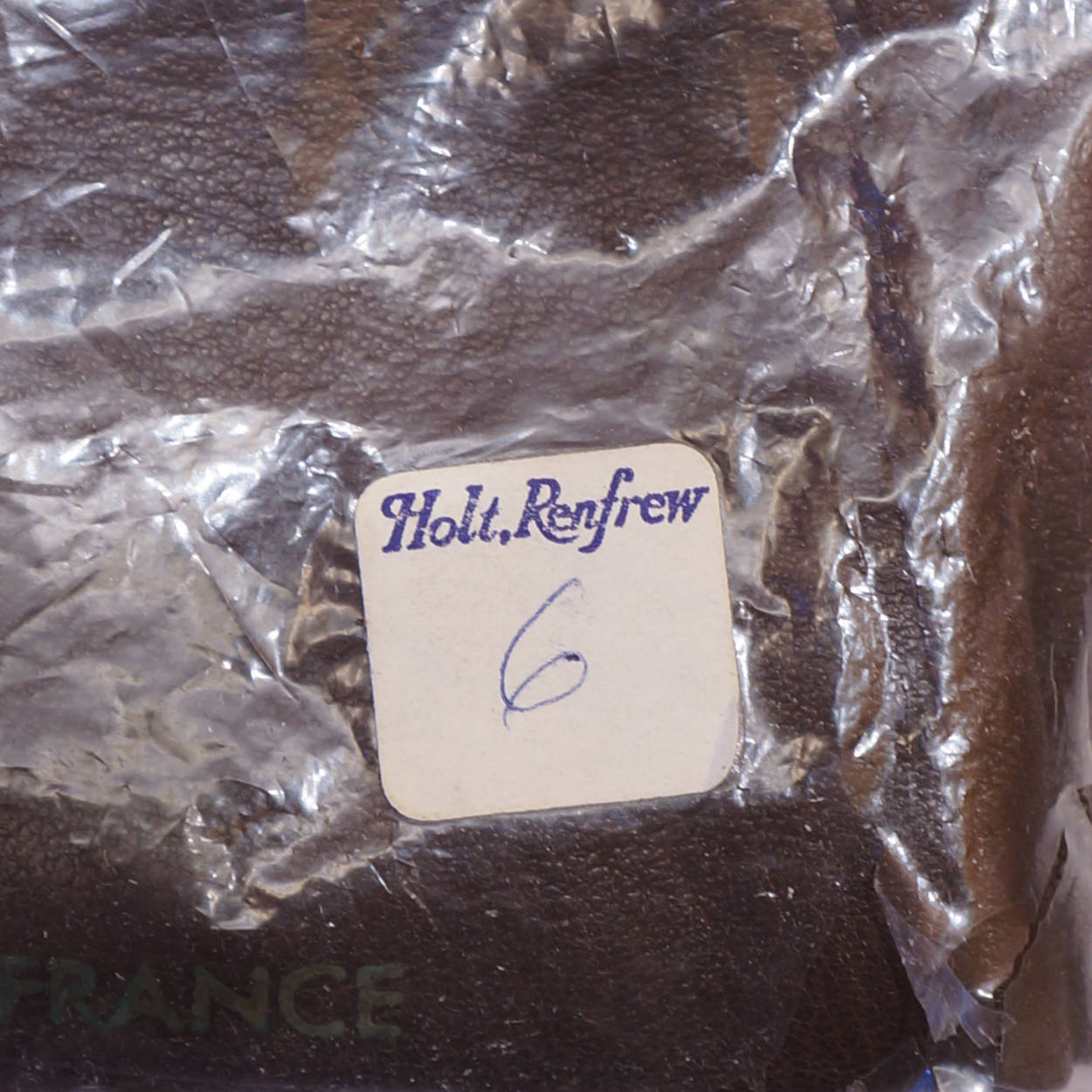 Vintage Christian Dior Long Brown Leather Gloves Made in France Ladies Size 6 - Poppy's Vintage Clothing