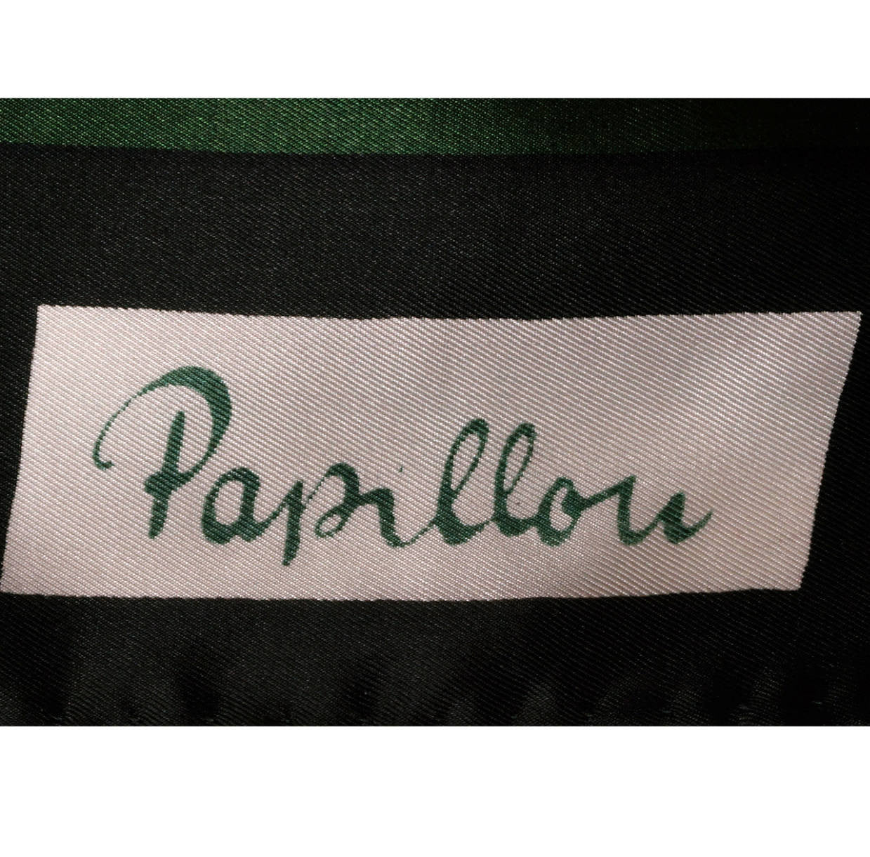 Vintage Christian Dior Scarf CD Logo Papillon Silk Twill Square Colour Block 1970s - Poppy's Vintage Clothing